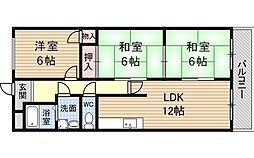 リヴェール郡 3LDKの間取図画像