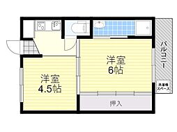 ビレッジハウス茨木 5階/-