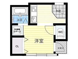 アーバンプラザ ワンルームの間取図画像