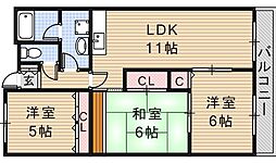 第二ドゥエルなかせい 1階/-