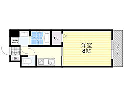 Satsuma363 1Kの間取図画像