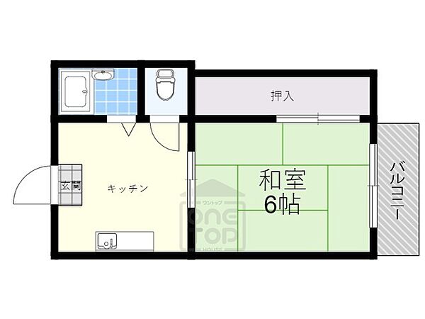 大阪府摂津市学園町２丁目(賃貸アパート1K・1階・22.70㎡)の写真 その2