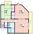 マンション花園2階7.1万円