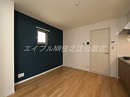 GARDENIA天王寺南 1階1DKのリビング/ダイニング