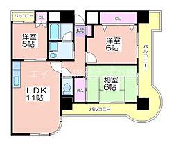 アネックス六兵衛 6階/-