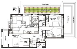 ビラハイツ学芸大学 3LDKの間取図画像