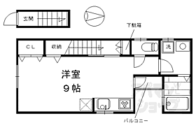 京都府京都市東山区泉涌寺東林町（賃貸アパート1R・2階・28.16㎡） その2