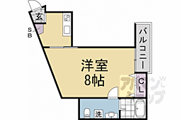 ＧＲＡＮＤ　ＣＡＳＡ　ＯＹＡＫＥ 1階1Kの間取り