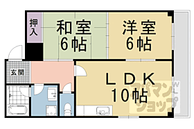 京都府京都市南区東寺町（賃貸マンション2LDK・1階・46.10㎡） その2