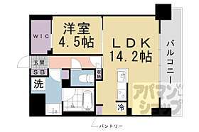 ブランシエスタ山科大塚 404 ｜ 京都府京都市山科区大塚中溝（賃貸マンション1LDK・4階・45.84㎡） その2