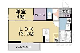 滋賀県大津市一里山5丁目（賃貸アパート1LDK・3階・41.86㎡） その2