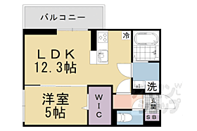 滋賀県大津市一里山5丁目（賃貸アパート1LDK・1階・42.79㎡） その2