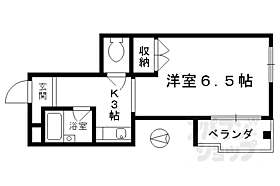 京都府京都市下京区和気町（賃貸マンション1K・4階・21.00㎡） その2