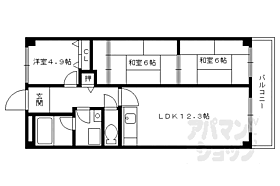 京都府京都市伏見区向島津田町（賃貸マンション3LDK・1階・66.40㎡） その2