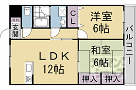 京都府京都市伏見区醍醐構口町（賃貸マンション2LDK・3階・60.48㎡） その2