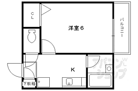 京都府京都市伏見区下中町（賃貸アパート1K・2階・20.70㎡） その2