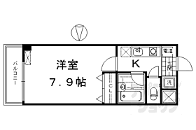 京都府京都市南区西九条開ケ町（賃貸マンション1K・4階・23.08㎡） その2