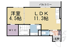 滋賀県大津市瀬田3丁目（賃貸アパート1LDK・2階・41.01㎡） その2