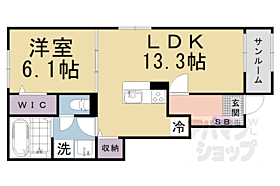 滋賀県大津市本堅田2丁目（賃貸アパート1LDK・1階・50.01㎡） その2