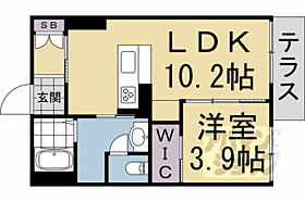 京都府京都市南区西九条大国町（賃貸アパート1LDK・1階・35.00㎡） その2