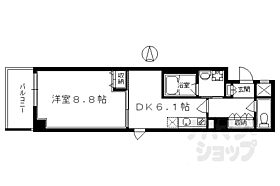 京都府京都市中京区御幸町通二条上ル達磨町（賃貸マンション1DK・2階・37.36㎡） その2