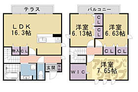 滋賀県大津市大萱7丁目（賃貸一戸建3LDK・--・92.73㎡） その2