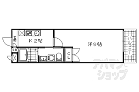 ラナキュラス椥辻 303 ｜ 京都府京都市山科区椥辻池尻町（賃貸マンション1K・3階・26.75㎡） その2