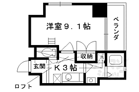 京都府京都市南区東九条上殿田町（賃貸マンション1K・5階・29.42㎡） その1