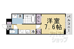 JR東海道・山陽本線 瀬田駅 徒歩18分の賃貸アパート 3階1Kの間取り
