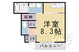 Ｌａ・Ｆｅｌｉｃｅ 1階1Kの間取り