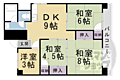 山科団地C棟9階7.8万円