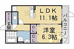 京阪本線 中書島駅 4km 1階/-