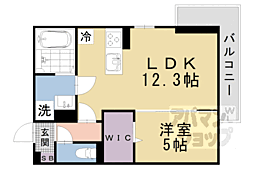 京阪石山坂本線 京阪大津京駅 徒歩4分の賃貸アパート 2階1LDKの間取り
