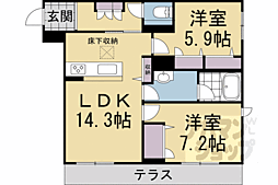 JR奈良線 JR藤森駅 徒歩2分