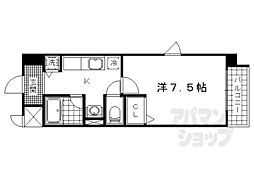 JR東海道・山陽本線 大津駅 徒歩5分の賃貸マンション 1階1Kの間取り
