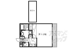 パトリ・サワ 3階1Kの間取り