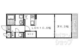 ラヴィータ 4階1LDKの間取り