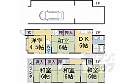 京阪本線 伏見稲荷駅 徒歩5分の賃貸一戸建て
