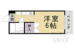 Esperanza 1Kの間取図画像