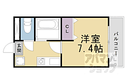 クローバー椥辻 2階/203