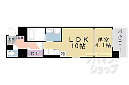 SHICATACHAMBRETTES1 1LDKの間取図画像