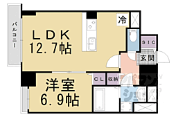 ときわぎ 1LDKの間取図画像