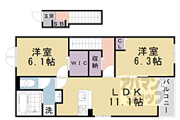 JR湖西線 堅田駅 徒歩24分 2階/-