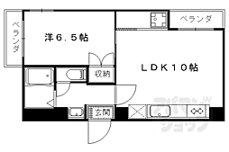 アメニティー音羽 1LDKの間取図画像