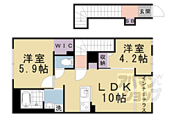 仮称)京都市山科区椥辻新築アパート 2階