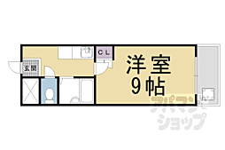 メゾンセザンヌ 1Kの間取図画像