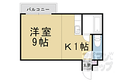 プルミエール ワンルームの間取図画像