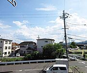 バルコニーから見た室外風景です
