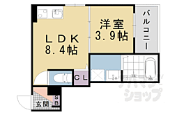 Fasesia Orcus 1LDKの間取図画像