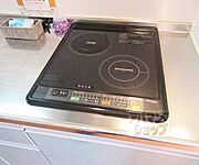 ＩＨコンロは掃除が楽です